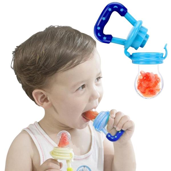 Imagem de Chupeta Infantil Para Alimentados Frutas Legumes De Silicone