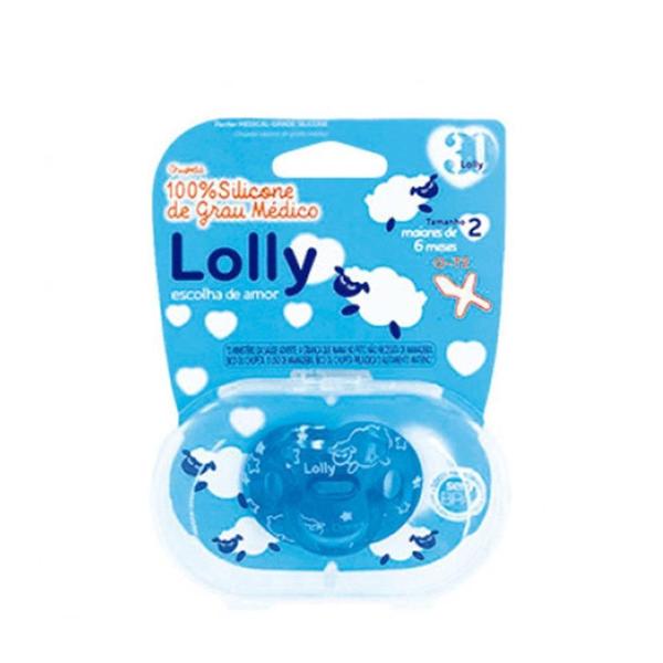 Chupeta Lolly 100% Silicone Dreams Ortodontica T2 Azul 6215 Imagem de Chupeta Lolly 100% Silicone Dreams Ortodontica T2 Azul 6215