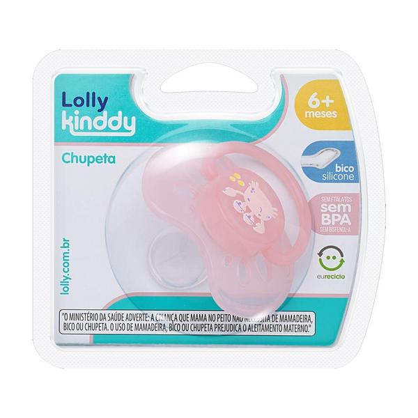 Chupeta Lolly Kinddy Oceano 6+ Meses Tamanho 2 Rosa Imagem de Chupeta Lolly Kinddy Oceano 6+ Meses Tamanho 2 Rosa