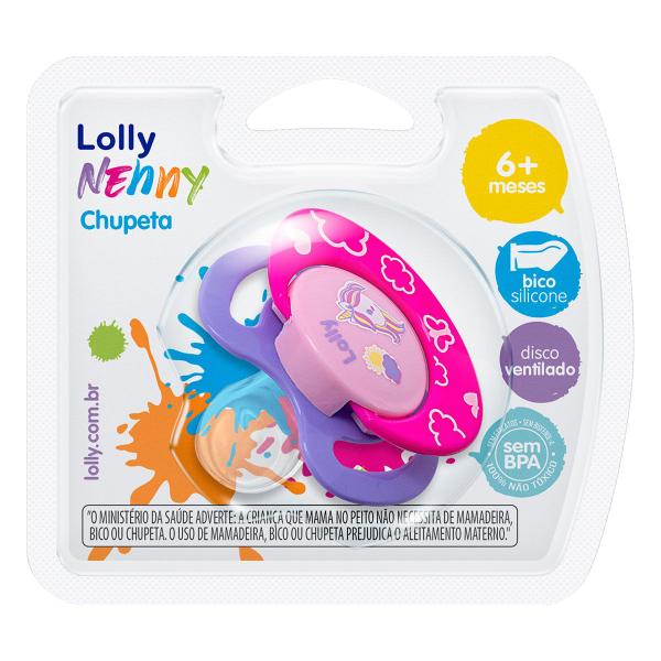 Imagem de Chupeta Lolly Viva Silicone Ortodôntico Feminino Tamanho 2