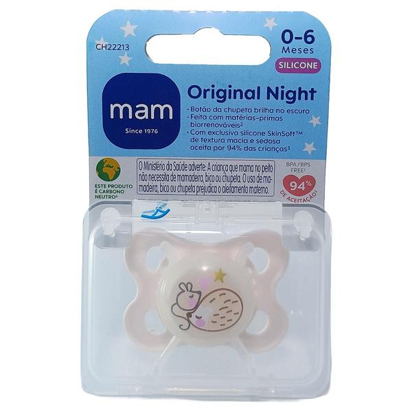 Imagem de Chupeta Mam Original Night 0-6 Meses Unitaria Neutra