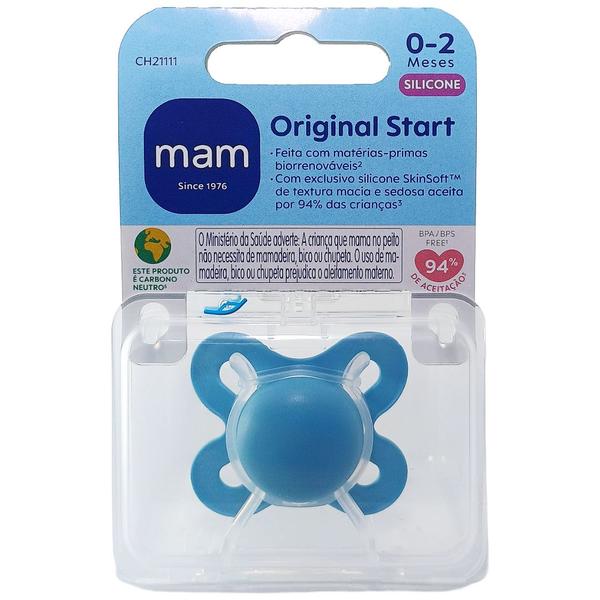 Chupeta Mam Start 0 a 2 meses Menino Imagem de Chupeta Mam Start 0 a 2 meses Menino
