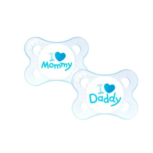 Imagem de Chupeta Mom & Daddy Boys com 2 Unidades - MAM Baby