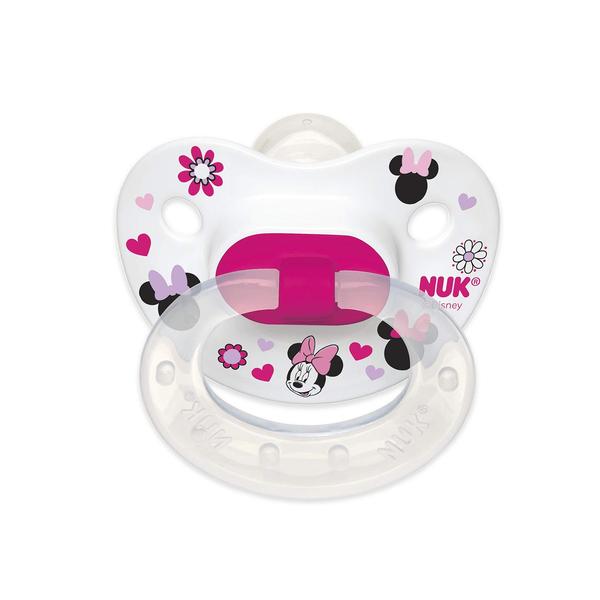 Imagem de Chupeta NUK Disney Baby Puller de 6 a 18 meses Minnie Mouse, pacote com 1