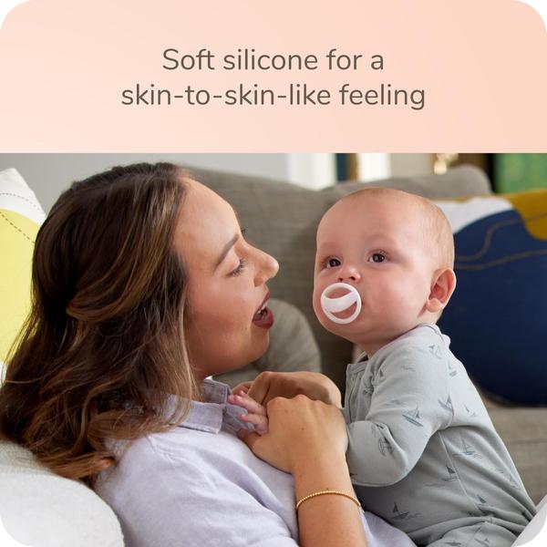 Imagem de Chupeta NUK for Nature Simply Natural, silicone, 0-6M