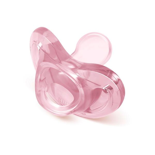 Imagem de Chupeta Nuk Genius Soft Silicone Ortodôntica Tamanho 1 de 0 a 6 Meses Rosa com 1 Unidade