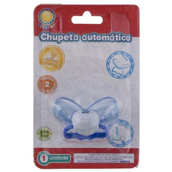 Imagem de Chupeta Orto Automatica Fase 2 Azul Kitstar - Kit Star