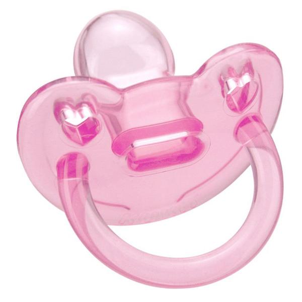 Imagem de Chupeta Ortodôntica de Silicone Soft T02 6m  2707 Rosa Kuka