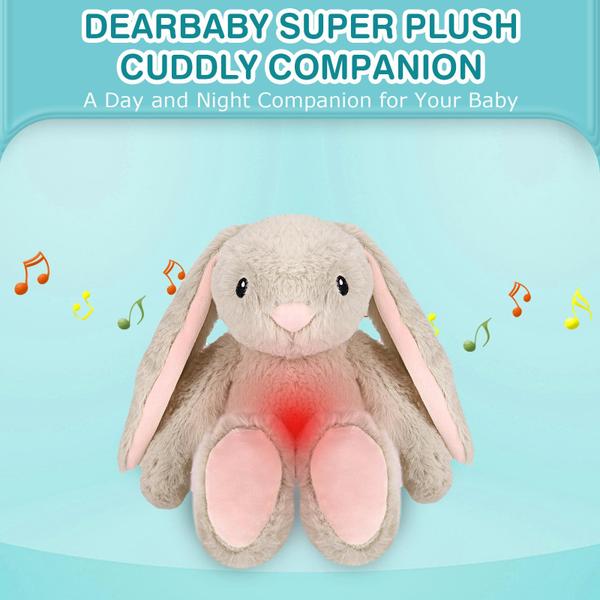 Imagem de Chupeta para bebês DEARBABY Heartbeat Bunny Cry Sensor