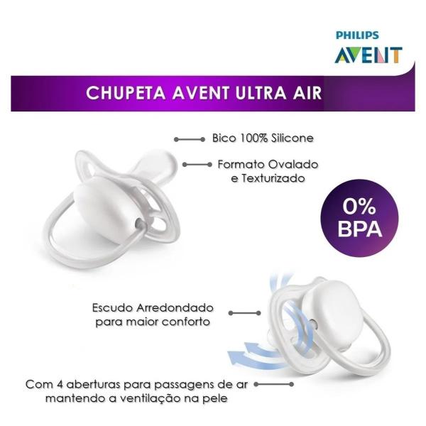 Imagem de Chupeta Philips Avent Ultra Air Animais 0-6 Meses