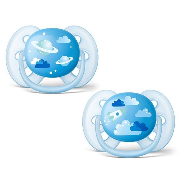 Imagem de Chupeta Philips Avent Ultra Soft de 6 a 18 meses (6-18m) Embalagem Dupla Tamanho 2