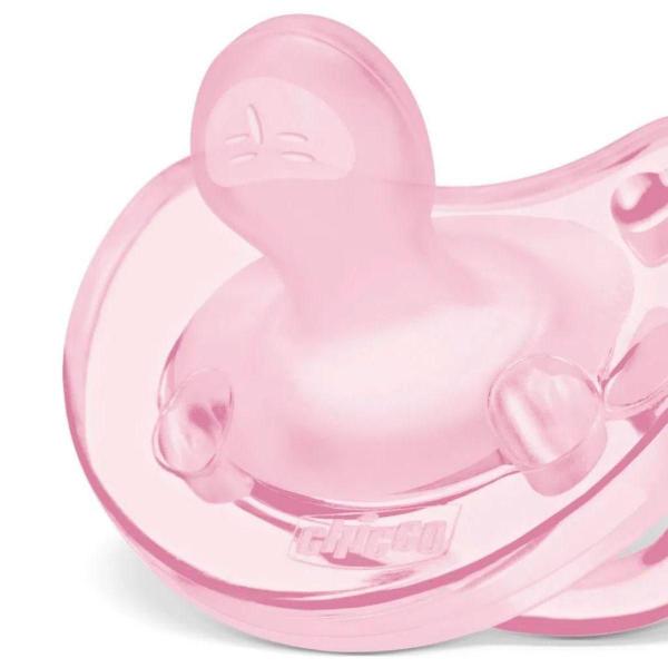 Imagem de Chupeta Physioforma Chicco Soft Silicone Rosa Tam 2 (6-16M)