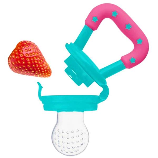 Chupeta Porta Fruta Introdução Alimentar De Silicone 12629 - BUBA Imagem de Chupeta Porta Fruta Introdução Alimentar De Silicone 12629 - BUBA