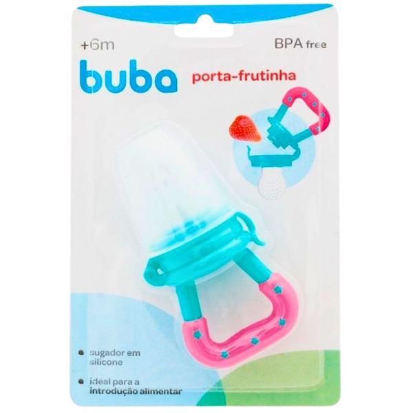 Chupeta Porta Fruta Introdução Alimentar De Silicone 12629 - BUBA Imagem de Chupeta Porta Fruta Introdução Alimentar De Silicone 12629 - BUBA