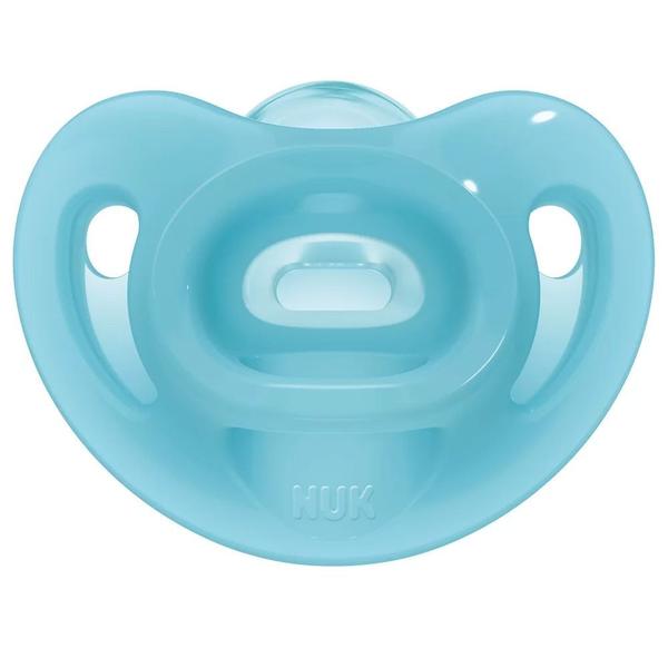 Imagem de Chupeta Sensitive Silicone 0-6m Azul Nuk