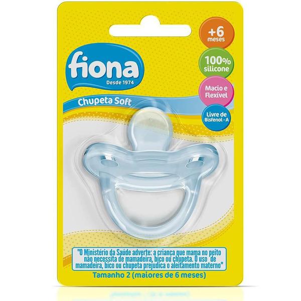 Imagem de Chupeta Soft 100%Silicone +6M ul Fiona