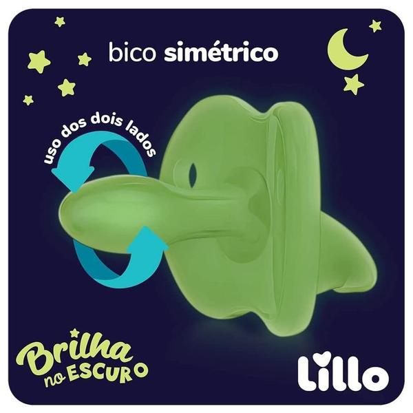 Imagem de Chupeta Soft Calming 100%Silicone +6M 2Und ul/Brilha