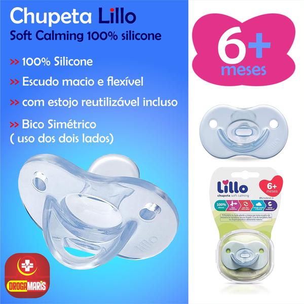 Imagem de Chupeta Soft Calming Lillo 100% Silicone e Simétrica