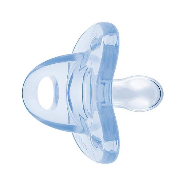 Imagem de Chupeta Soft Calming Silicone Simétrico 0-6m Azul - Lillo