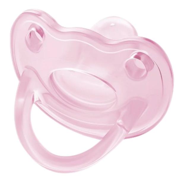 Imagem de Chupeta Soft Divertida Rosa 100%Silicone +6m Lillo