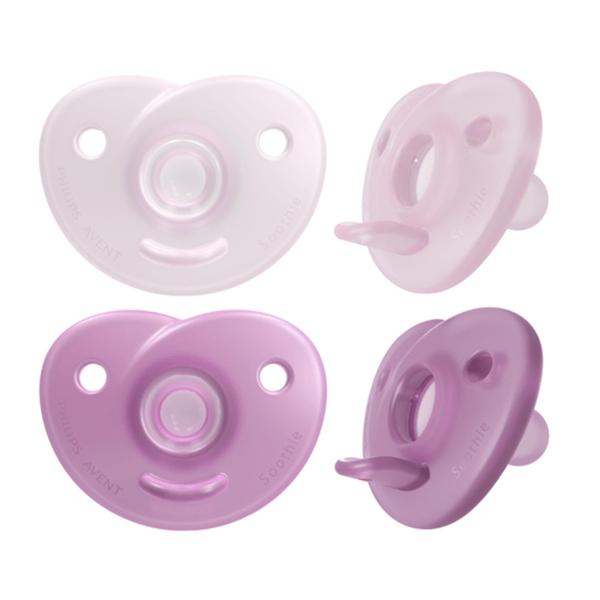 Imagem de Chupeta Soothie 4-6 meses Philips Avent dupla rosa SCF099/12