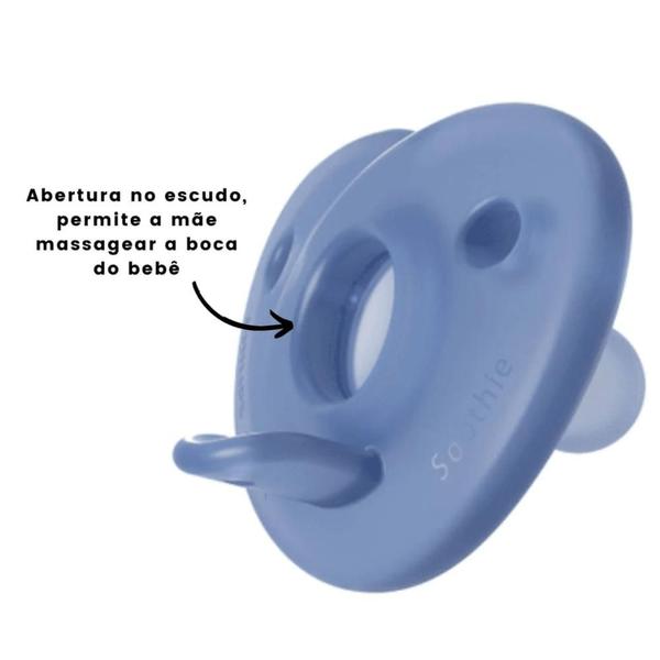 Imagem de Chupeta Soothie 4-6m Dupla Azul - Avent