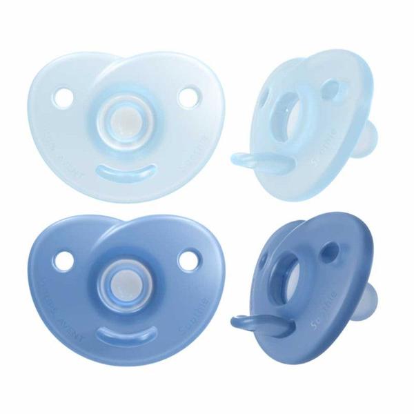 Imagem de Chupeta Soothie Calmante Dupla 4-6 Meses Azul- Philips Avent