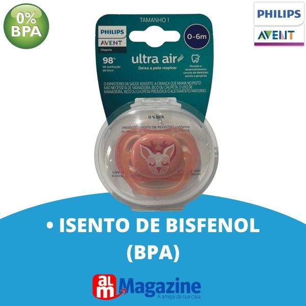 Imagem de Chupeta Ultra Air Cervo 0-6 Meses SCF086/02 Philips Avent