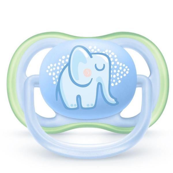 Imagem de Chupeta Ultra Air Dupla Elefante E Leão 0-6M - Philips Avent