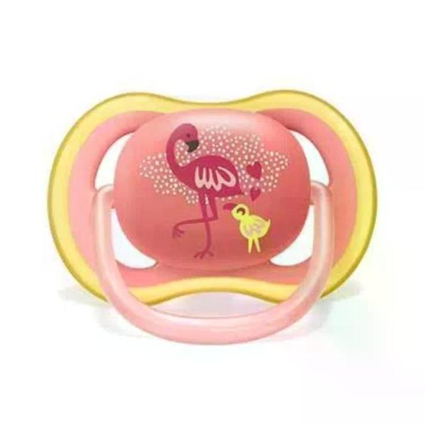 Imagem de Chupeta Ultra Air Flamingo 6-18 Philips AVENT SCF086/77 Rosa