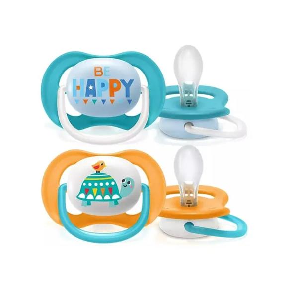 Imagem de Chupeta Ultra Air Happy 6-18m Tartaruga C/2 Philips Avent