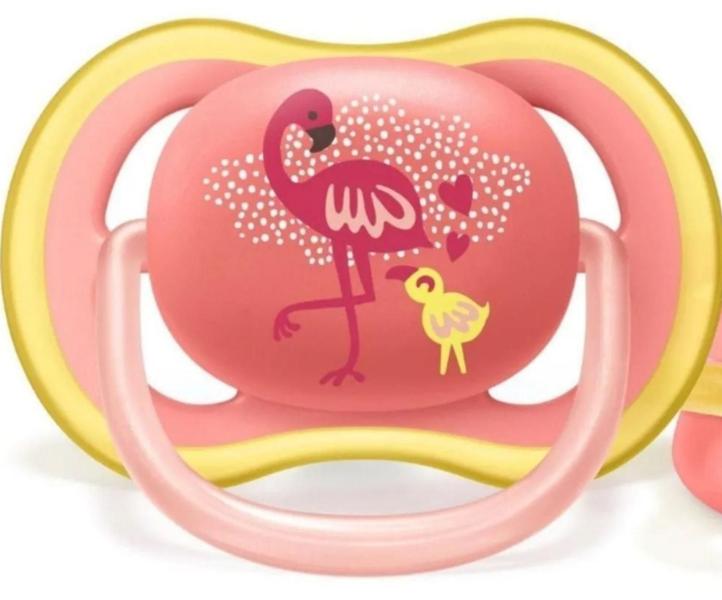 Imagem de Chupeta Ultra Air Unitaria Flamingo 6-18M Philips Avent