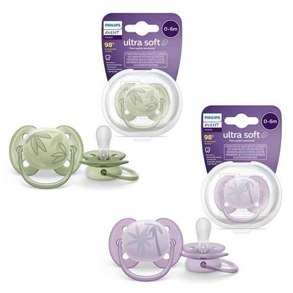 Imagem de Chupeta Ultra Soft 0-6 Meses Menino Menina - Philips Avent