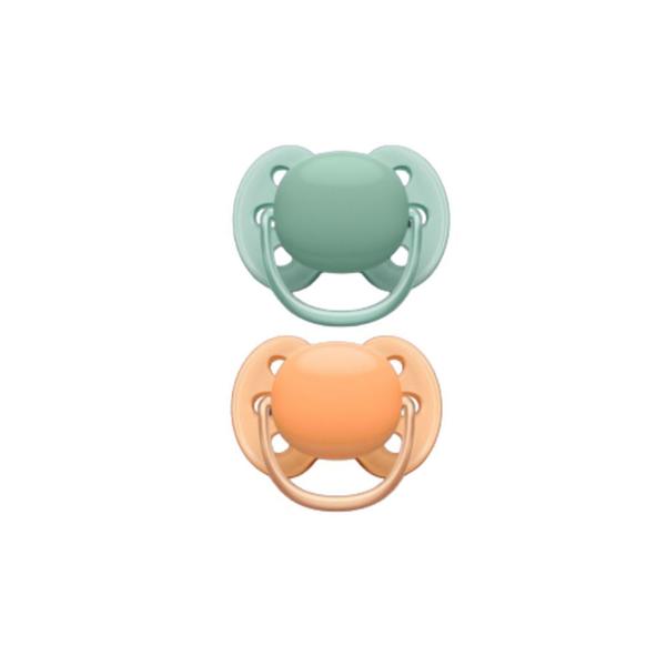 Chupeta Ultra Soft 0-6 meses Neutra - Embalagem Dupla - Philips Avent Imagem de Chupeta Ultra Soft 0-6 meses Neutra - Embalagem Dupla - Philips Avent