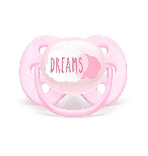 Imagem de Chupeta Ultra Soft 0 a 6 Meses Esterilizável Unidade Rosa Dreams - Philips Avent