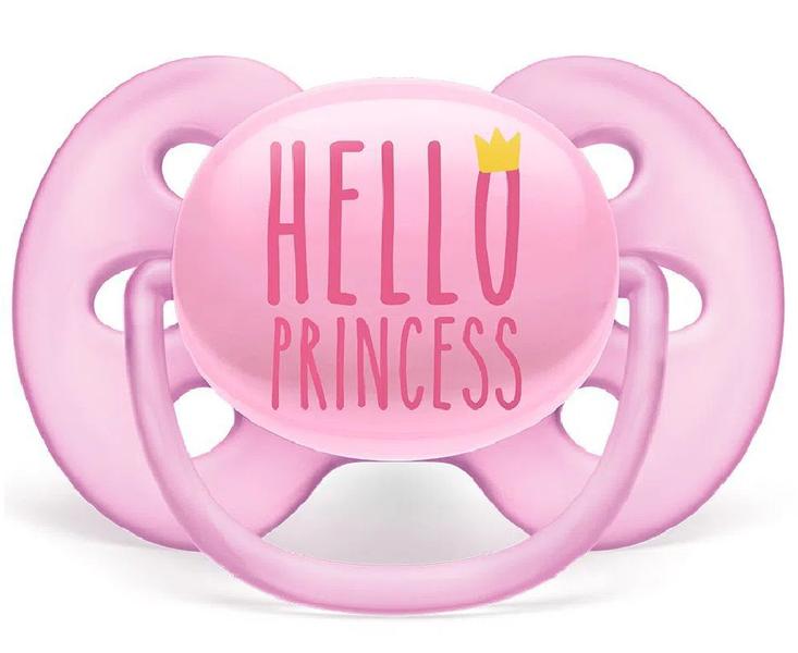 Imagem de Chupeta Ultra Soft Decorada Princess (6-18m) - Philips Avent