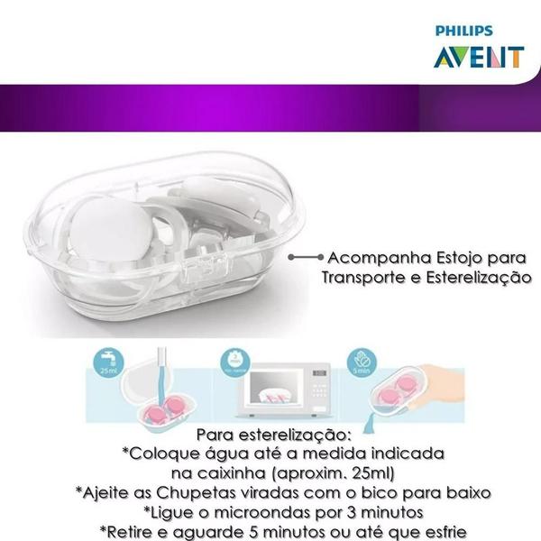 Imagem de Chupeta Ultrasoft 6-18M C/2 Verde/Laranja Philips Avent