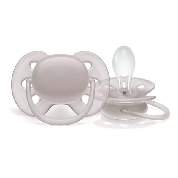 Imagem de Chupeta Ultrasoft 6-18m Cinza 1und Philips Avent