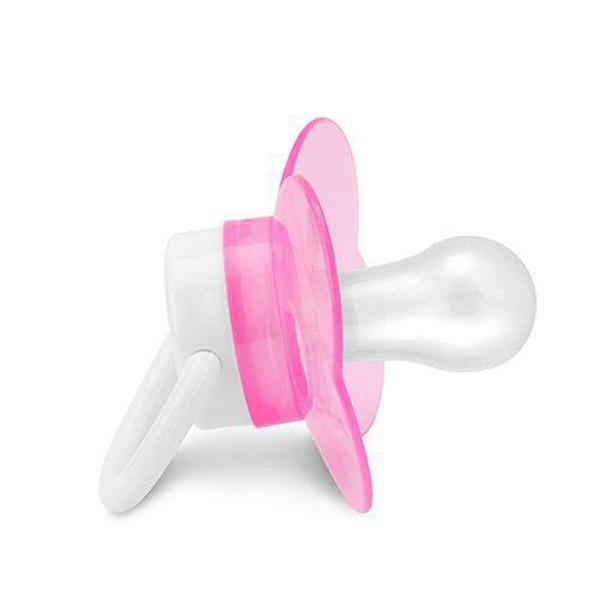 Imagem de CHUPETA VENTILADA COM BICO REDONDO EM SILICONE Tam. 02 Rosa - Petita