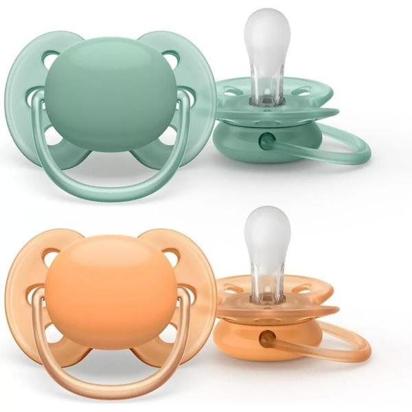 Imagem de Chupetas Ultra Soft Philips Avent 0-6m - FlexiFit - 2und