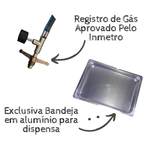 Imagem de Churrasqueira A Gas 4 Queimadores Com Mangueira e Registro