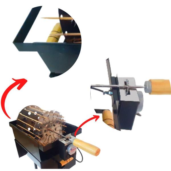 Imagem de Churrasqueira Assa 16 Espetinhos Com Espeto Carrossel 220V