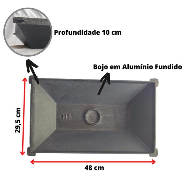 Imagem de Churrasqueira Carvão Califórnia Rodinha Portátil + Grelha