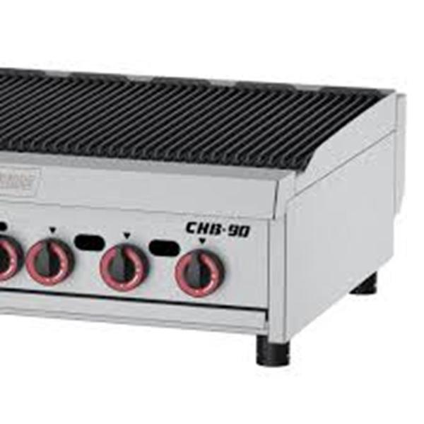 Churrasqueira Char Broiler 90x50 Inox A Gás 6 Queimadores Chb90 - METALCUBAS Imagem de Churrasqueira Char Broiler 90x50 Inox A Gás 6 Queimadores Chb90