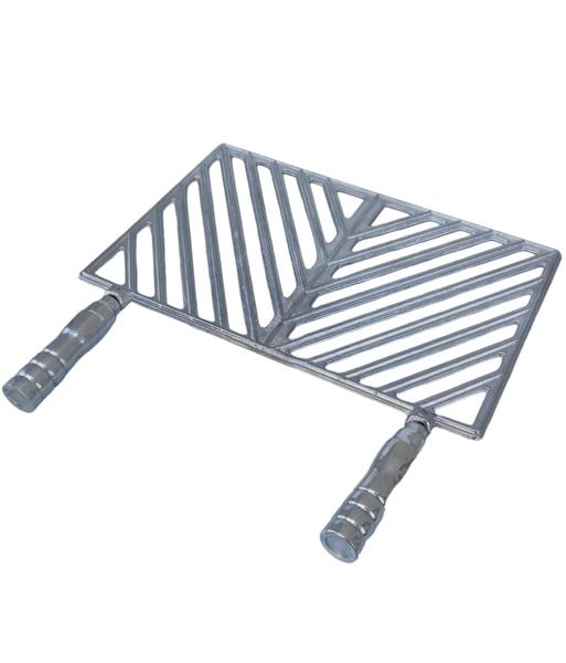 Churrasqueira De Alumínio Fundido Desmontável Grande+ 2 Espetos 50 Cm - top Imagem de Churrasqueira De Alumínio Fundido Desmontável Grande+ 2 Espetos 50 Cm