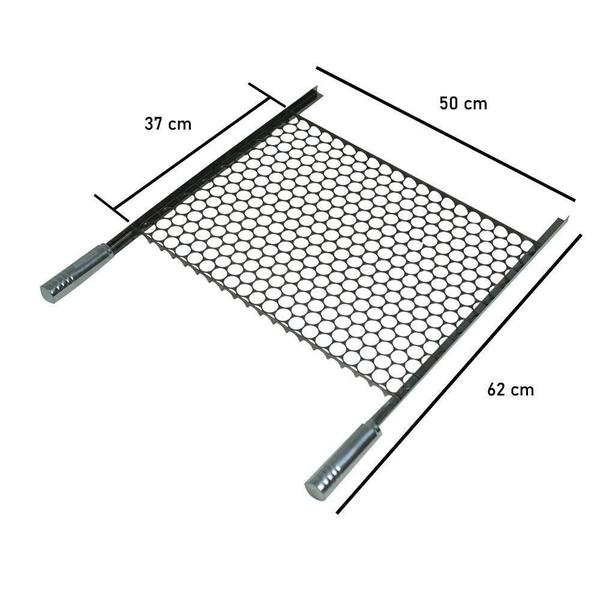 Imagem de Churrasqueira De Inox Com Rodinha + Grelha Moeda Média Inox