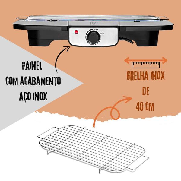 Imagem de Churrasqueira de Interior de Apartamento Fácil de Usar que Não Faz Fumaça