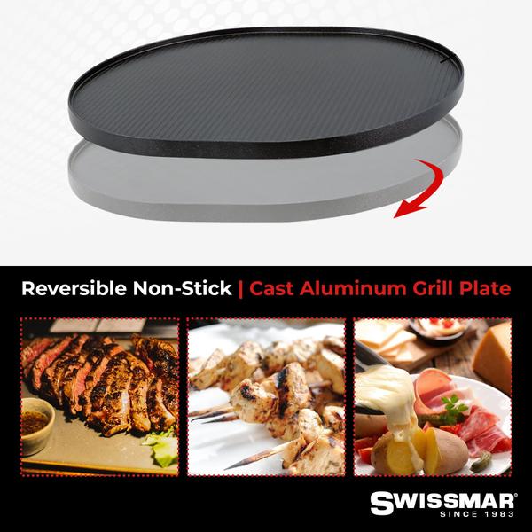 Imagem de Churrasqueira de mesa Raclette SwissMar Matterhorn Oval para 8 pessoas