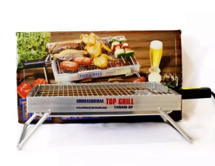 Churrasqueira Elétrica Aluminio Top Grill 1 - TopGrill Imagem de Churrasqueira Elétrica Aluminio Top Grill 1