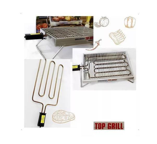 Churrasqueira Elétrica Aluminio Top Grill 1 - TopGrill Imagem de Churrasqueira Elétrica Aluminio Top Grill 1